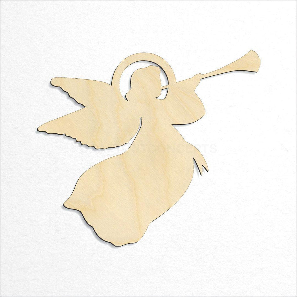 Wooden Christmas angel craft shape available in sizes of 2 inch and up