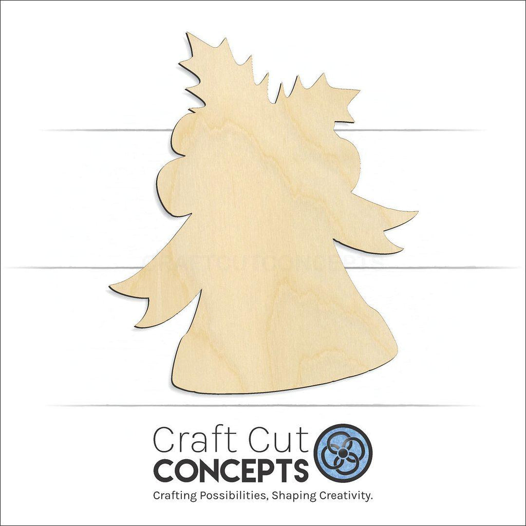 Craft Cut Concepts Logo under a wood Christmas Bells craft shape and blank