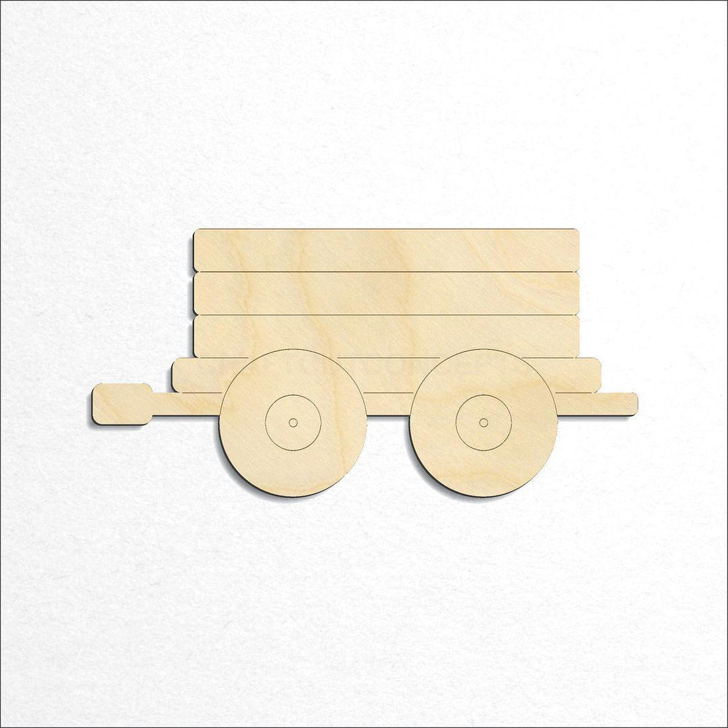 Wooden Train craft shape available in sizes of 2 inch and up