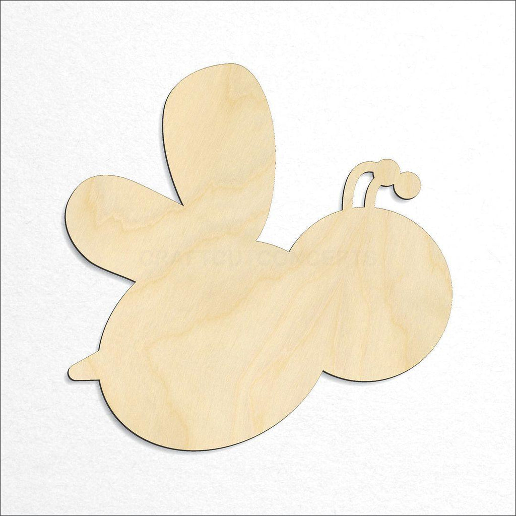 Wooden Bee craft shape available in sizes of 2 inch and up