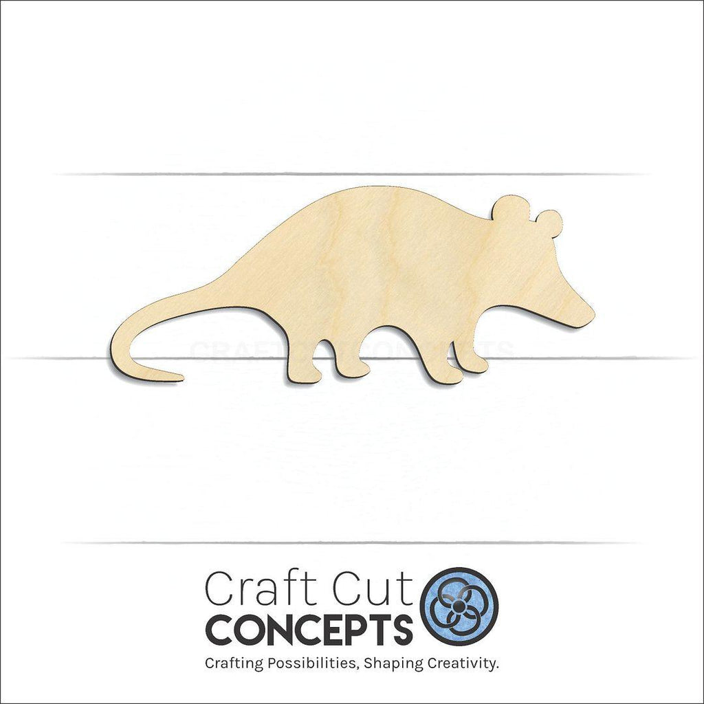 Craft Cut Concepts Logo under a wood Opussom craft shape and blank