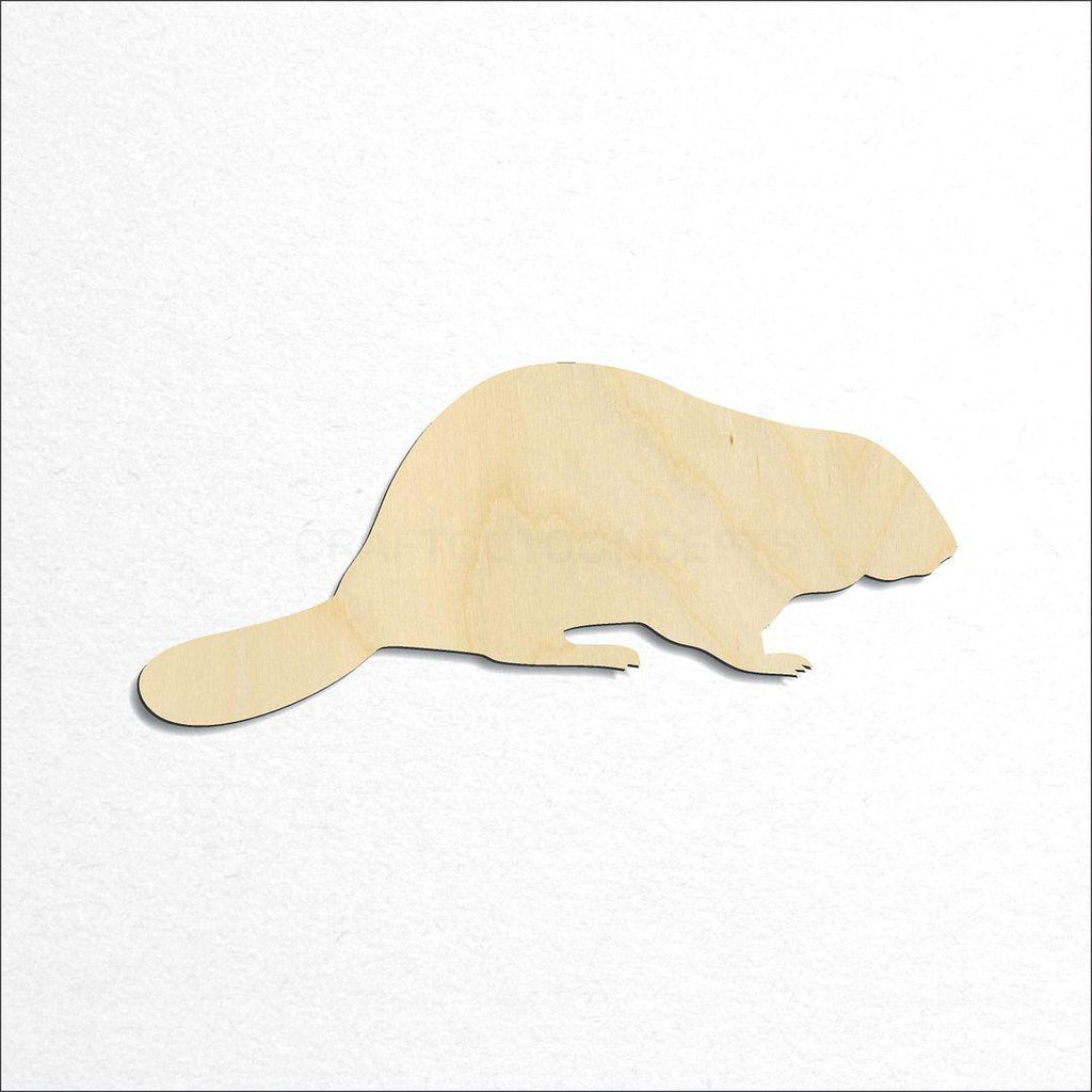 Wooden Beaver craft shape available in sizes of 2 inch and up