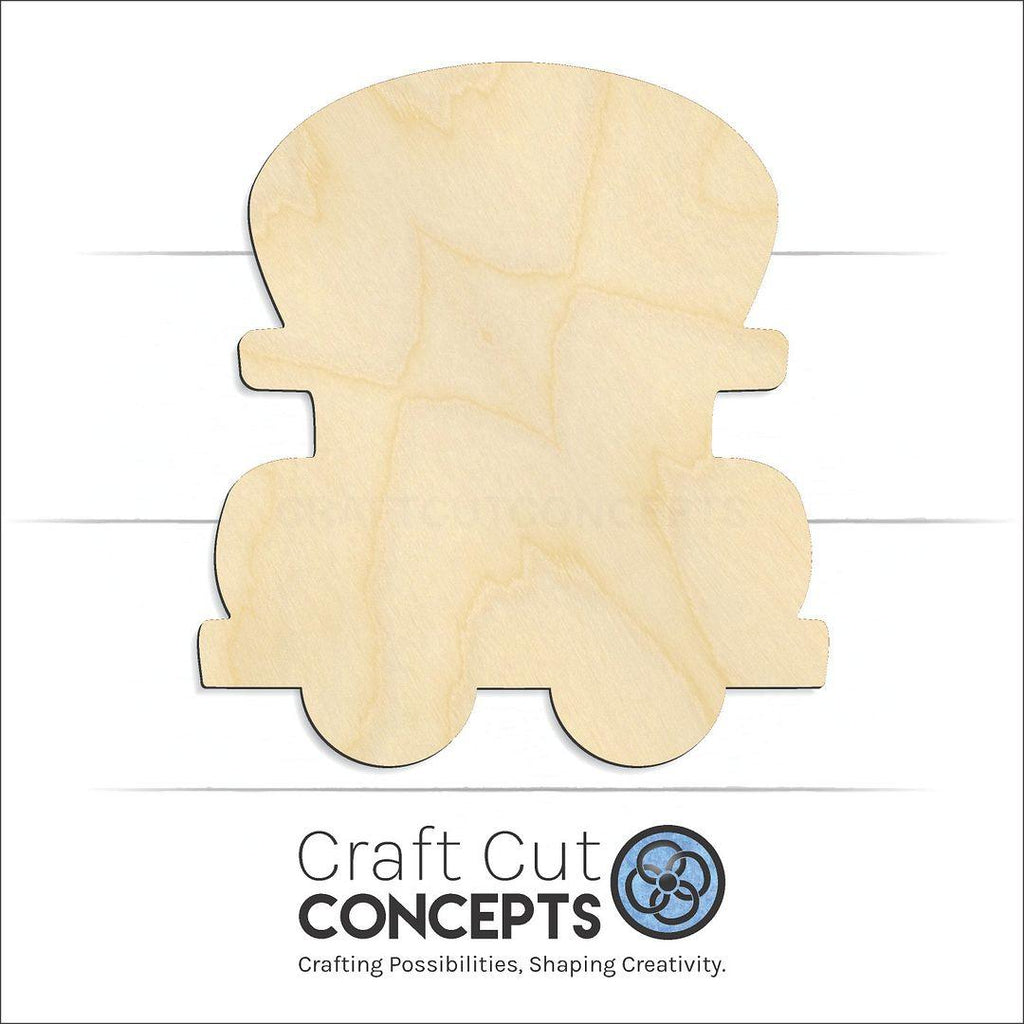 Craft Cut Concepts Logo under a wood Front Vintage Truck craft shape and blank