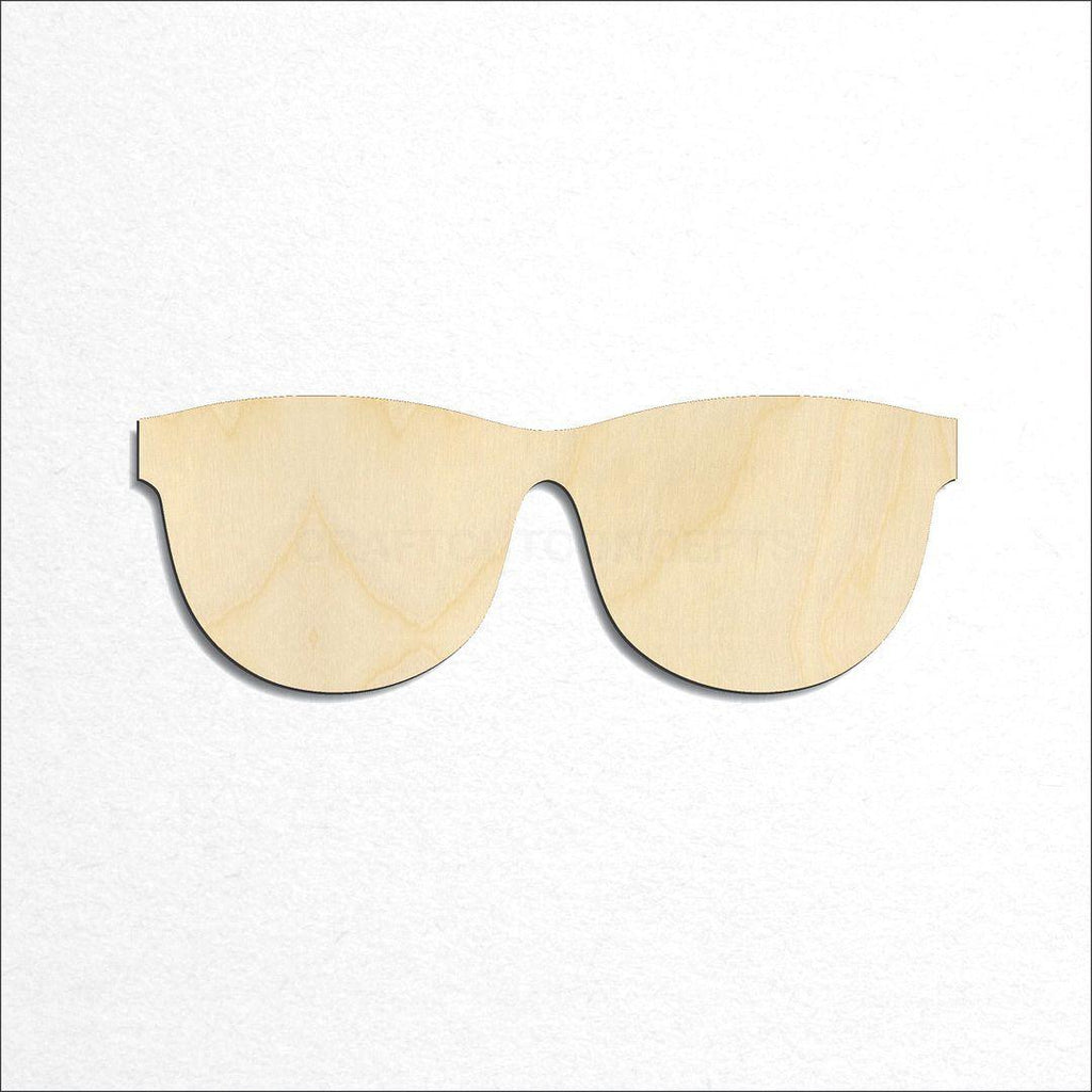 Wooden Sun Glasses craft shape available in sizes of 2 inch and up