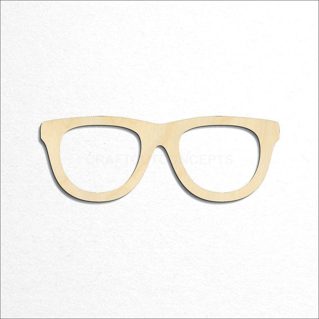 Wooden Glasses craft shape available in sizes of 2 inch and up