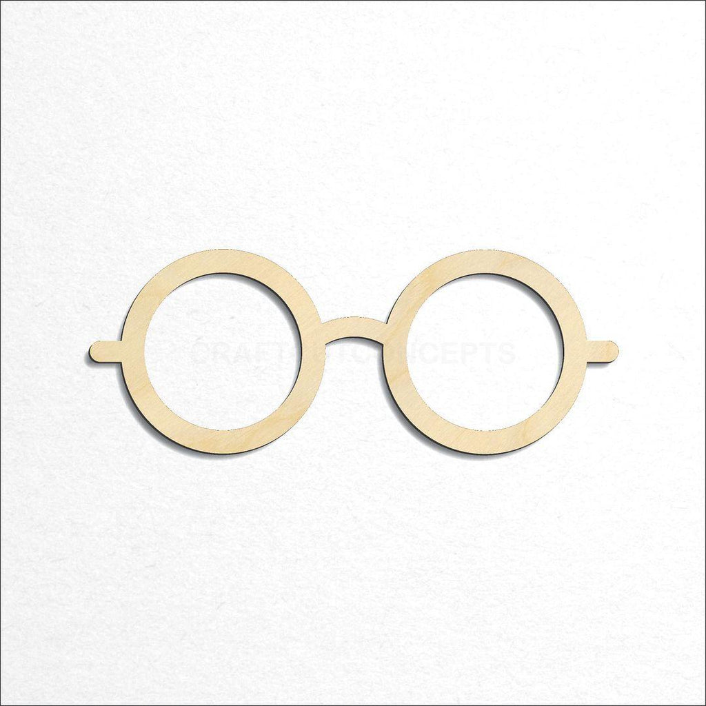 Wooden Glasses craft shape available in sizes of 1 inch and up