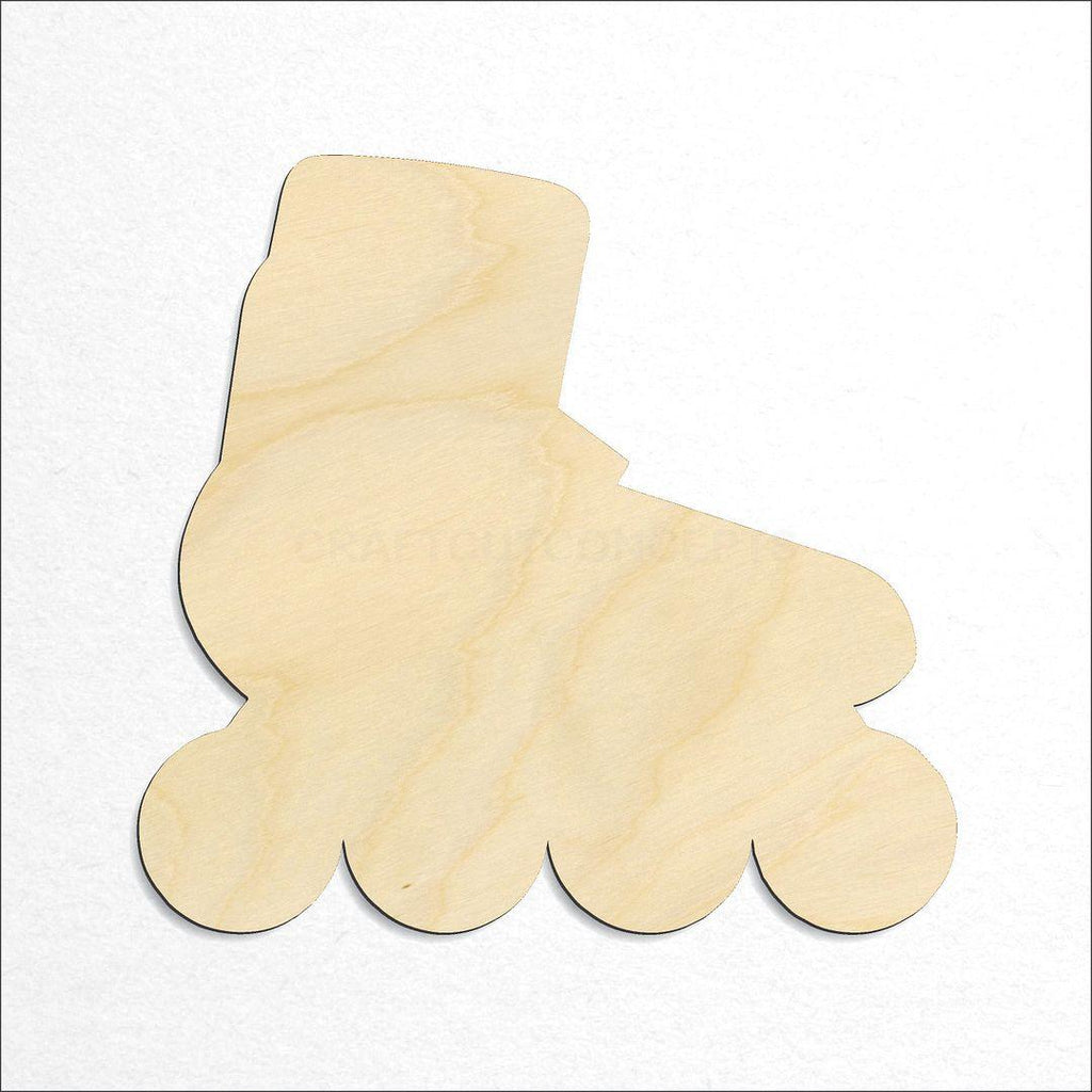 Wooden Roller Blades craft shape available in sizes of 2 inch and up