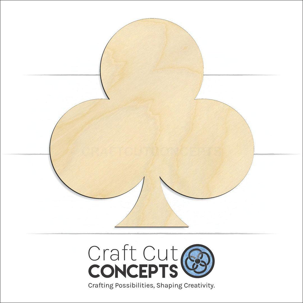 Craft Cut Concepts Logo under a wood Cards - Club craft shape and blank