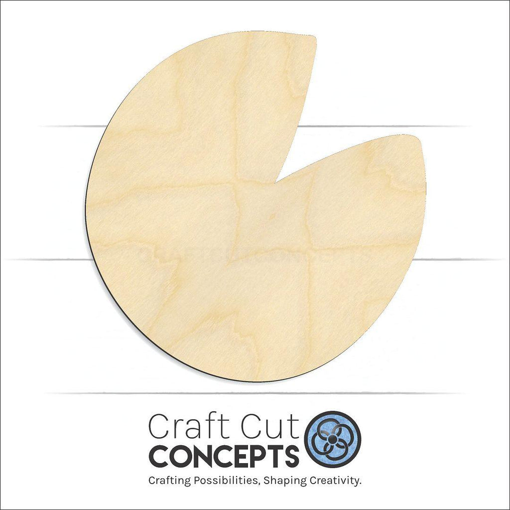 Craft Cut Concepts Logo under a wood Lily Pad craft shape and blank