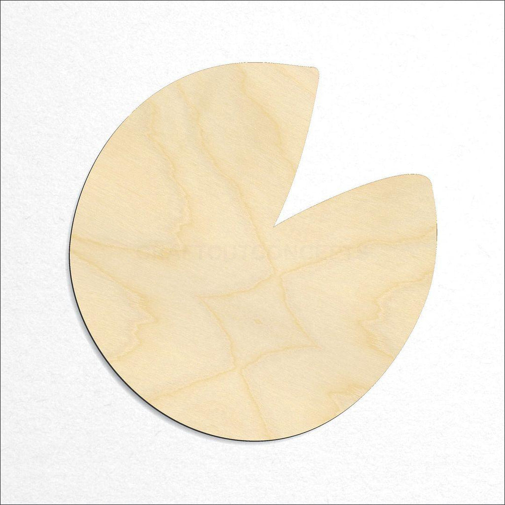 Wooden Lily Pad craft shape available in sizes of 1 inch and up