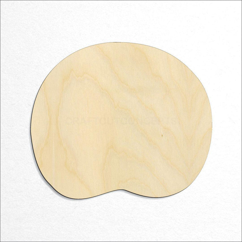 Wooden Lily Pad craft shape available in sizes of 1 inch and up