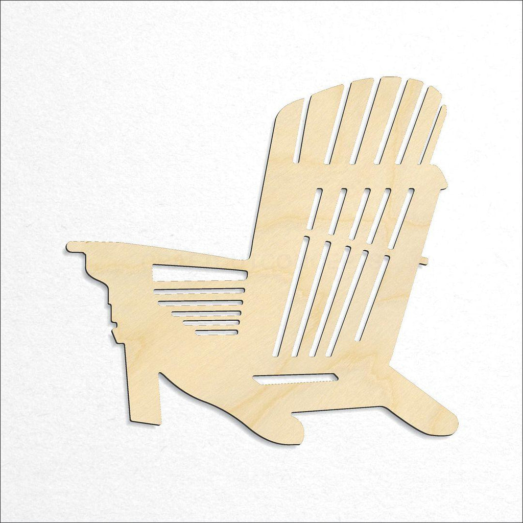 Wooden Adirondack Chair craft shape available in sizes of 4 inch and up