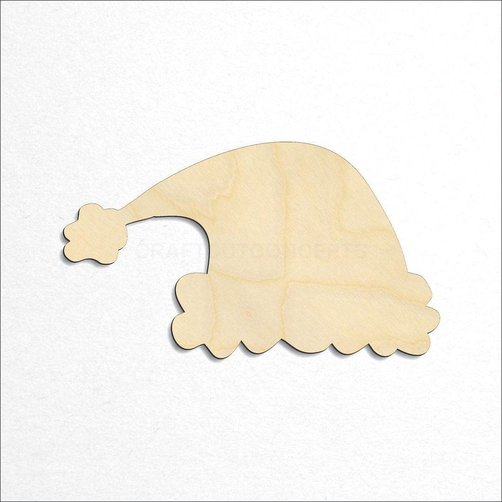 Wooden Christmas Santa Hat craft shape available in sizes of 1 inch and up