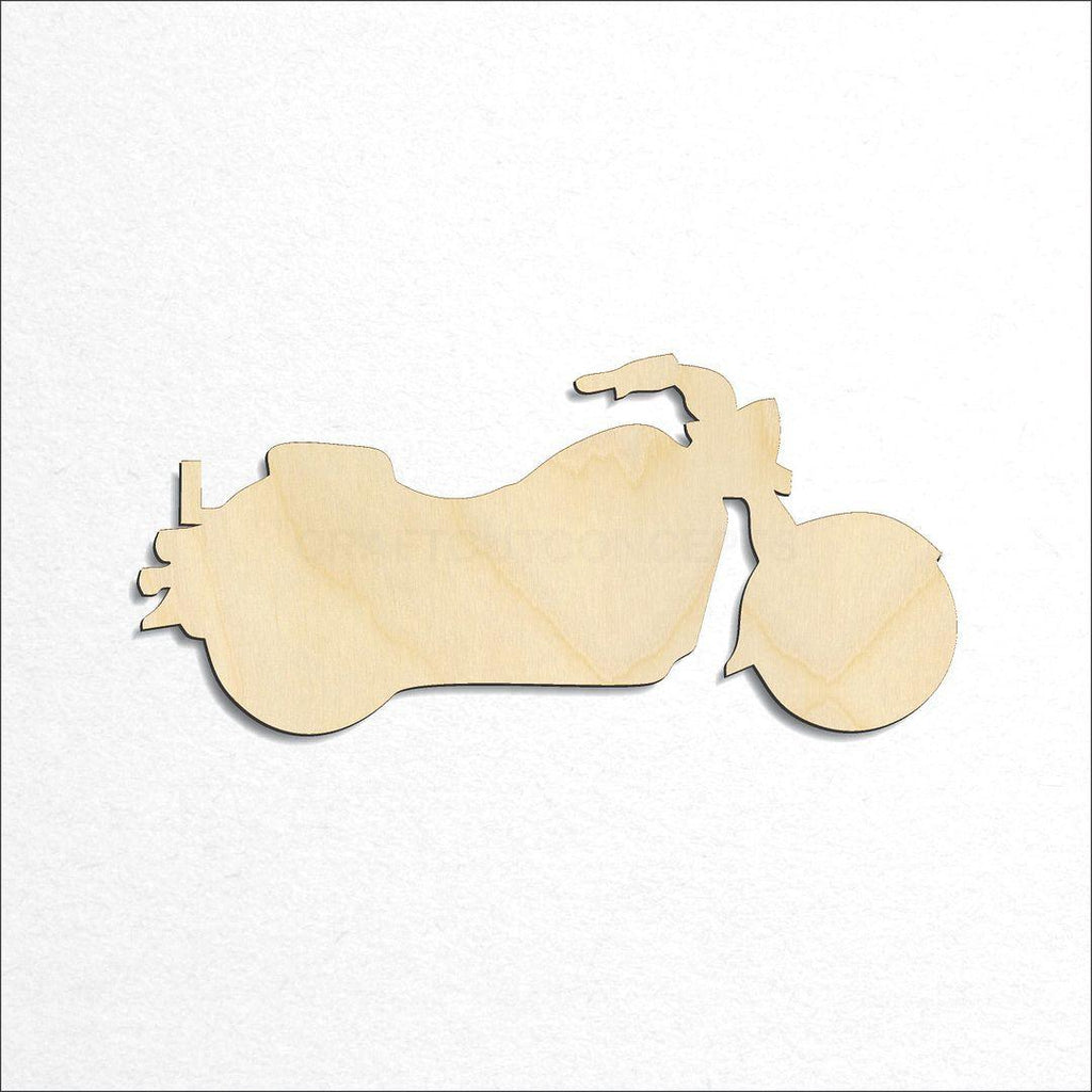 Wooden Motor Cycle craft shape available in sizes of 2 inch and up