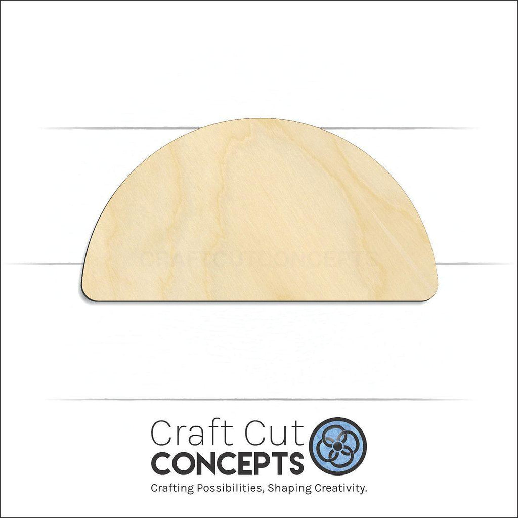 Craft Cut Concepts Logo under a wood Taco craft shape and blank