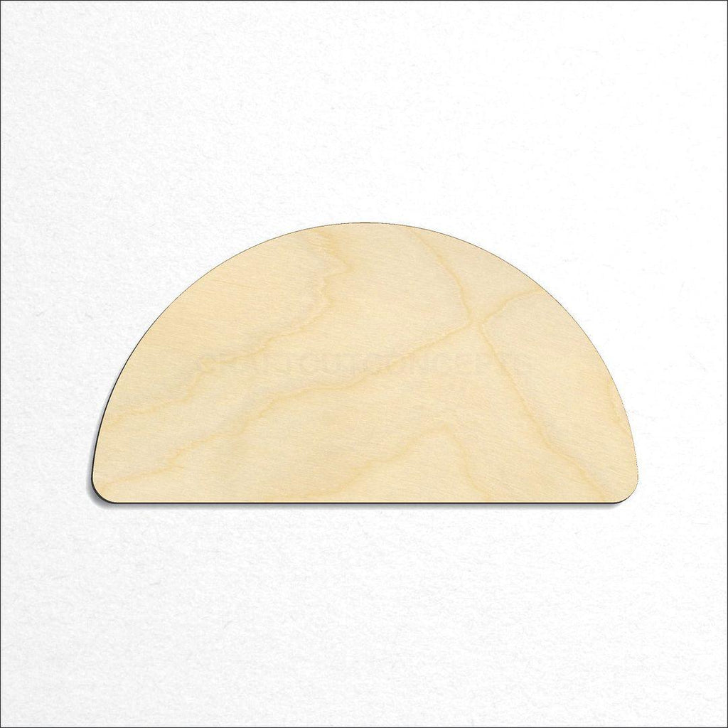 Wooden Taco craft shape available in sizes of 1 inch and up