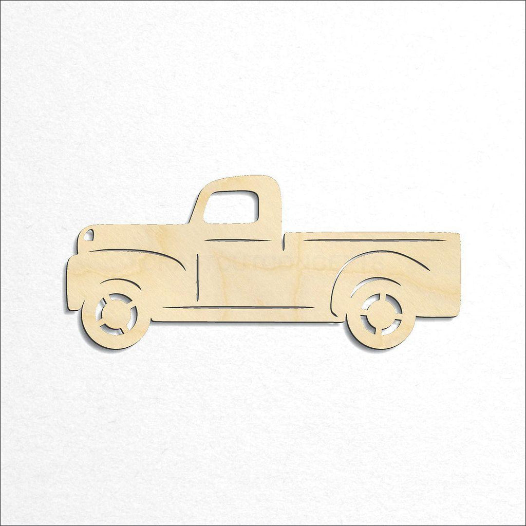 Wooden Old Truck craft shape available in sizes of 2 inch and up