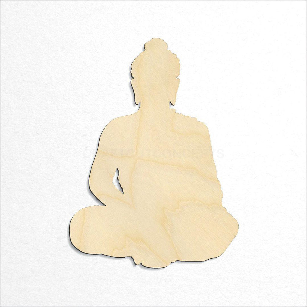 Wooden Budda craft shape available in sizes of 3 inch and up