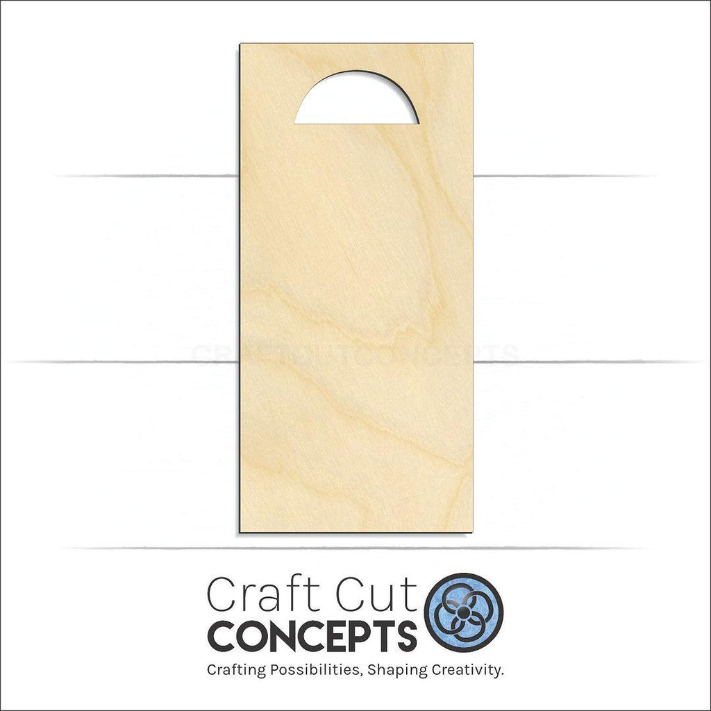 Craft Cut Concepts Logo under a wood Door craft shape and blank
