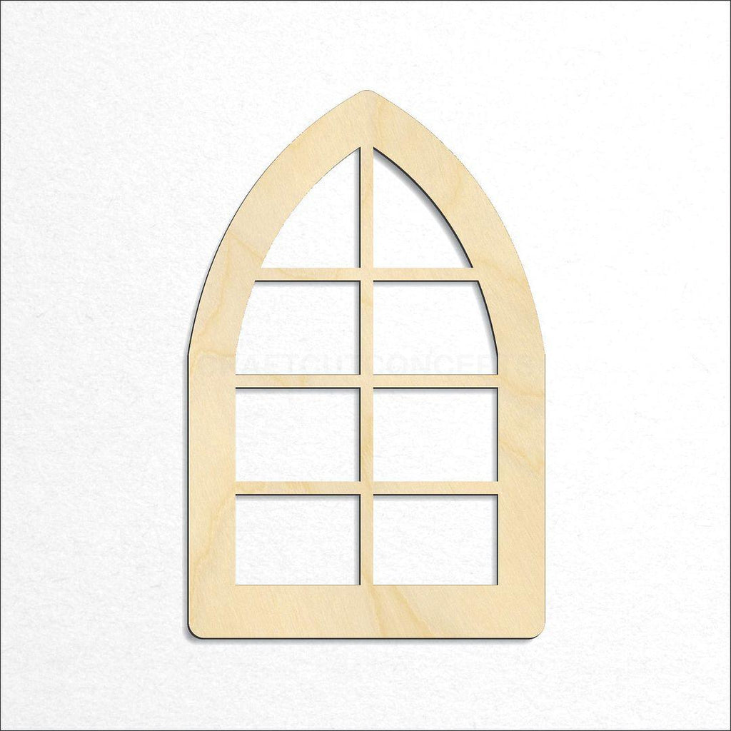 Wooden Window craft shape available in sizes of 3 inch and up