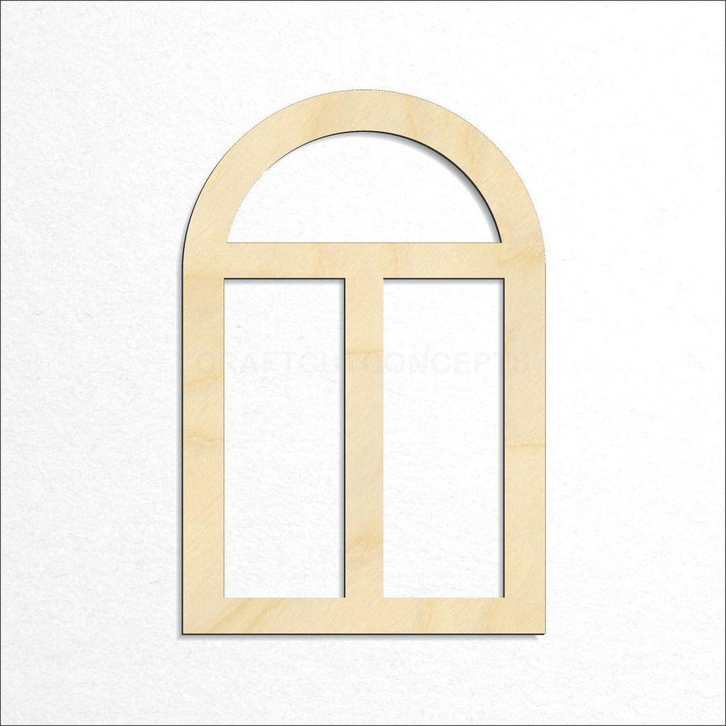 Wooden Window craft shape available in sizes of 2 inch and up