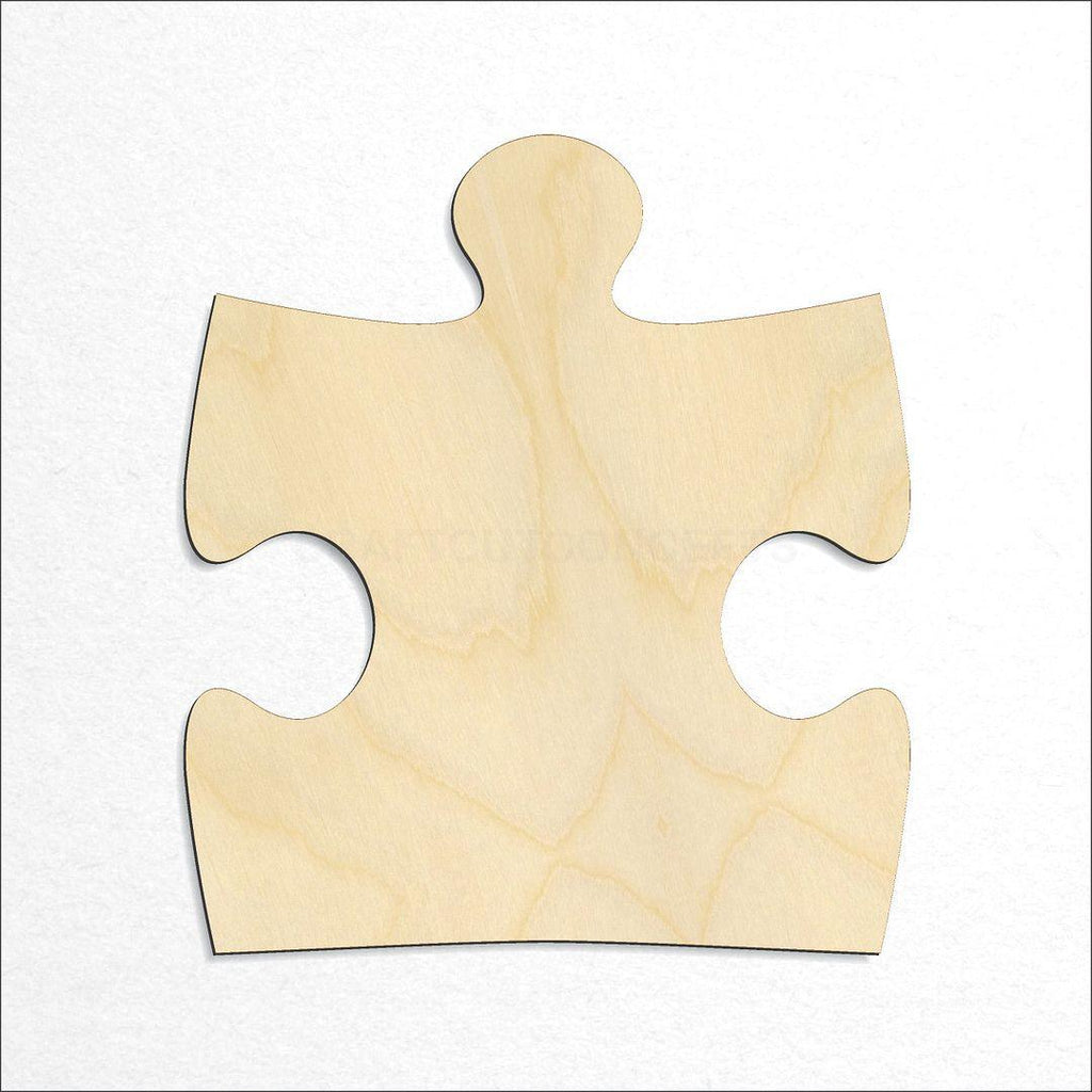 Wooden Puzzle Piece craft shape available in sizes of 1 inch and up