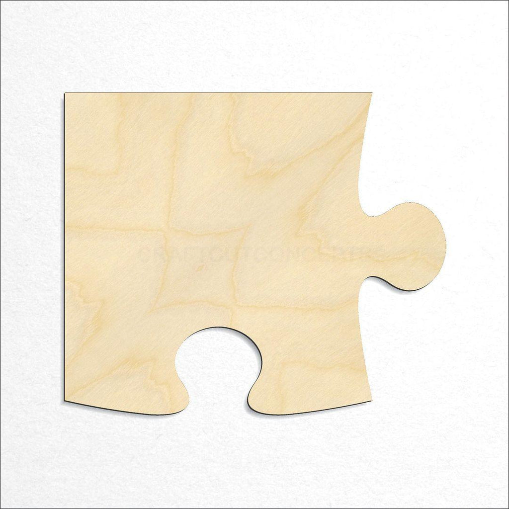 Wooden Puzzle Piece craft shape available in sizes of 1 inch and up