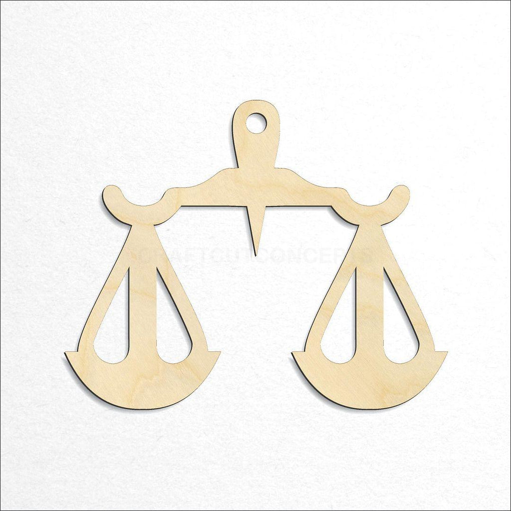 Wooden Zodiac - Libra craft shape available in sizes of 2 inch and up