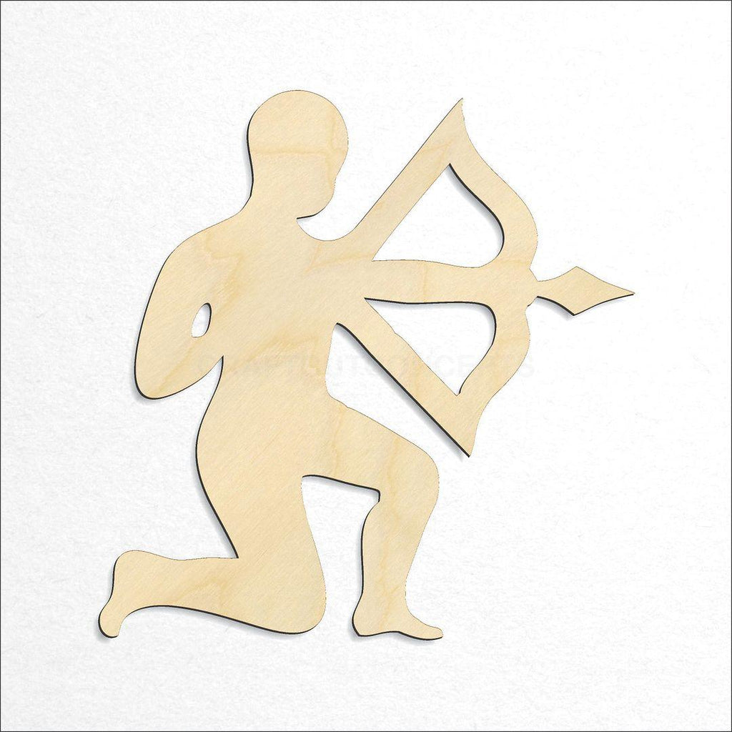 Wooden Zodiac - Sagittarius craft shape available in sizes of 2 inch and up