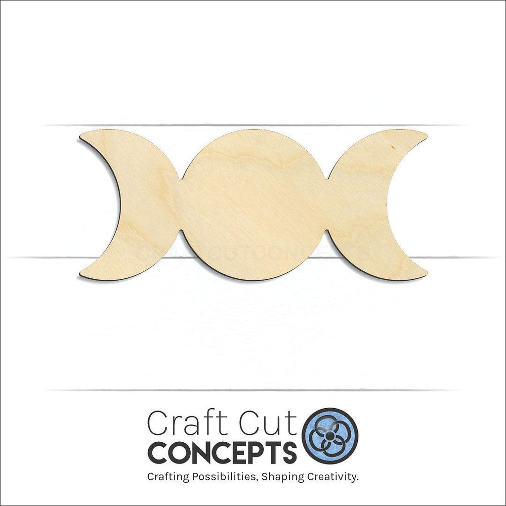 Craft Cut Concepts Logo under a wood Goddess Symbol craft shape and blank