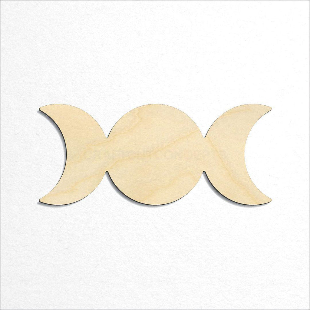 Wooden Goddess Symbol craft shape available in sizes of 2 inch and up