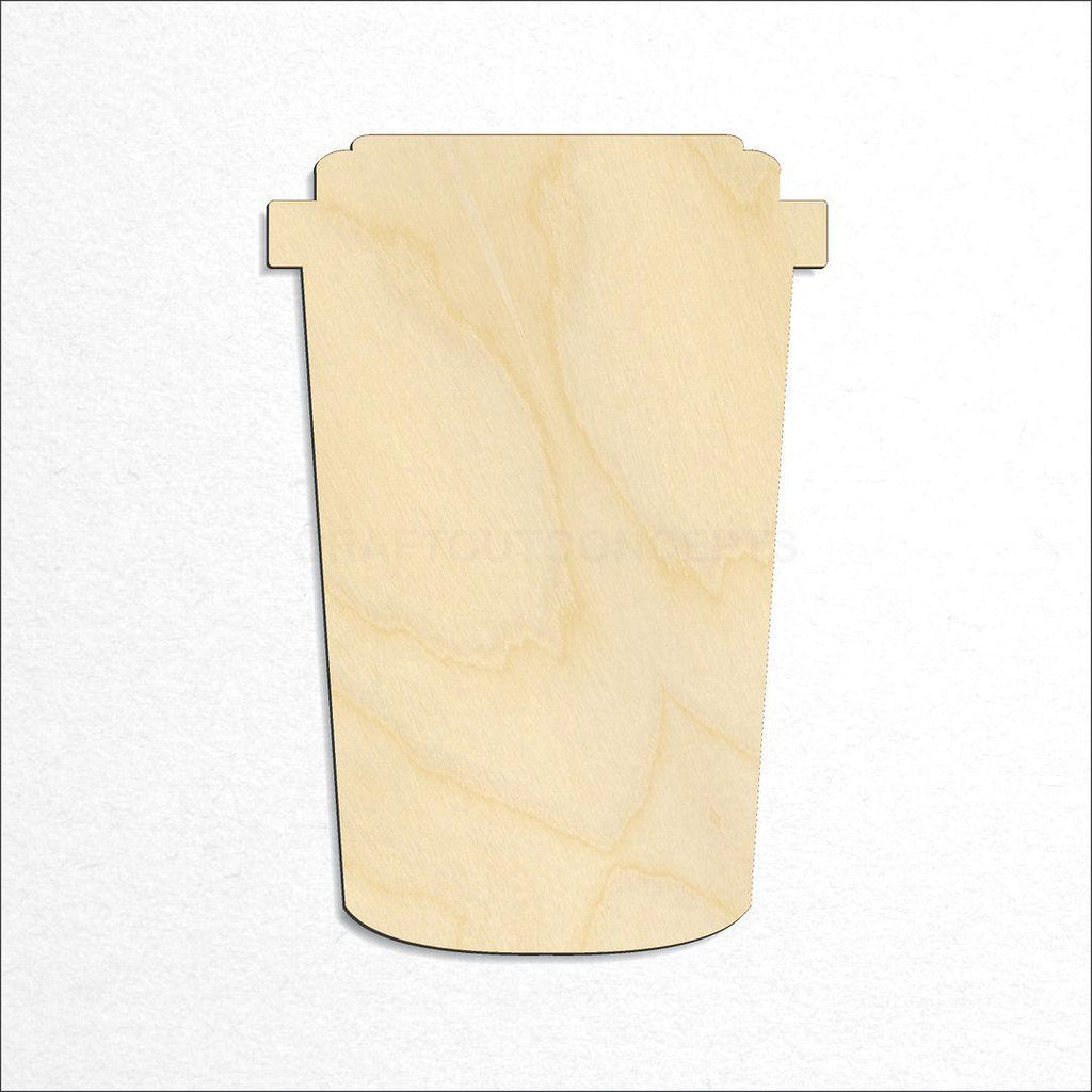 Wooden To Go Cup craft shape available in sizes of 1 inch and up