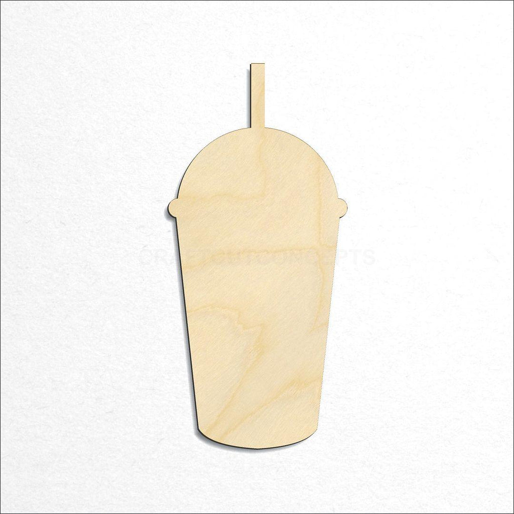 Wooden Ice Cup craft shape available in sizes of 1 inch and up