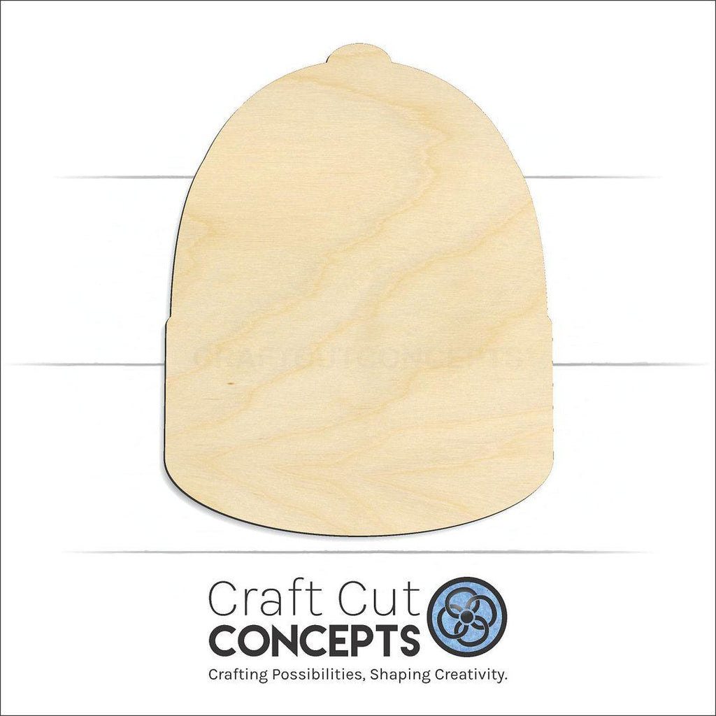 Craft Cut Concepts Logo under a wood Hair Hood craft shape and blank