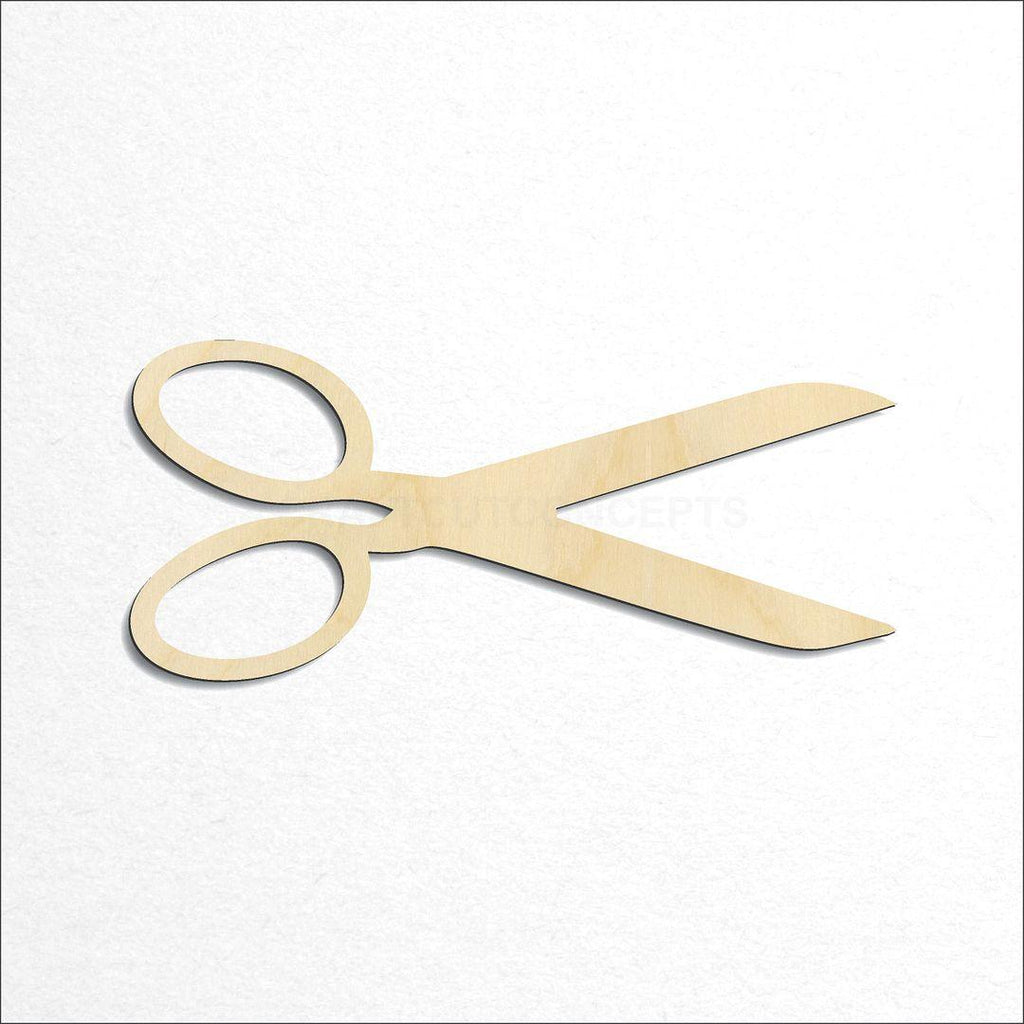 Wooden Scissors craft shape available in sizes of 2 inch and up