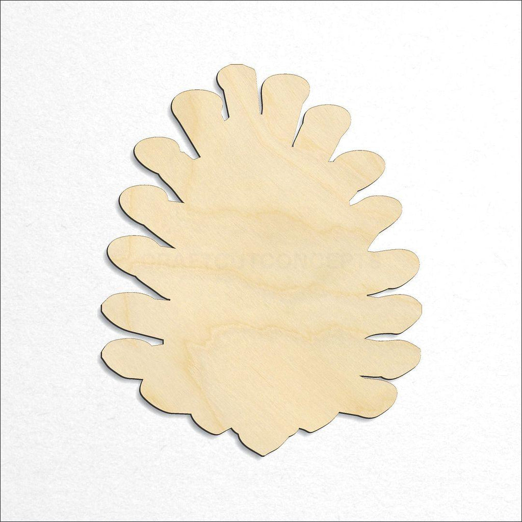 Wooden Pine Cone craft shape available in sizes of 2 inch and up