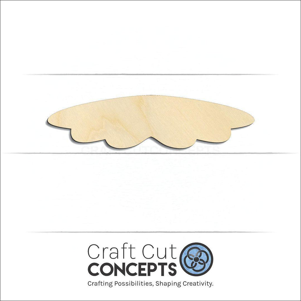 Craft Cut Concepts Logo under a wood Angel Wings craft shape and blank