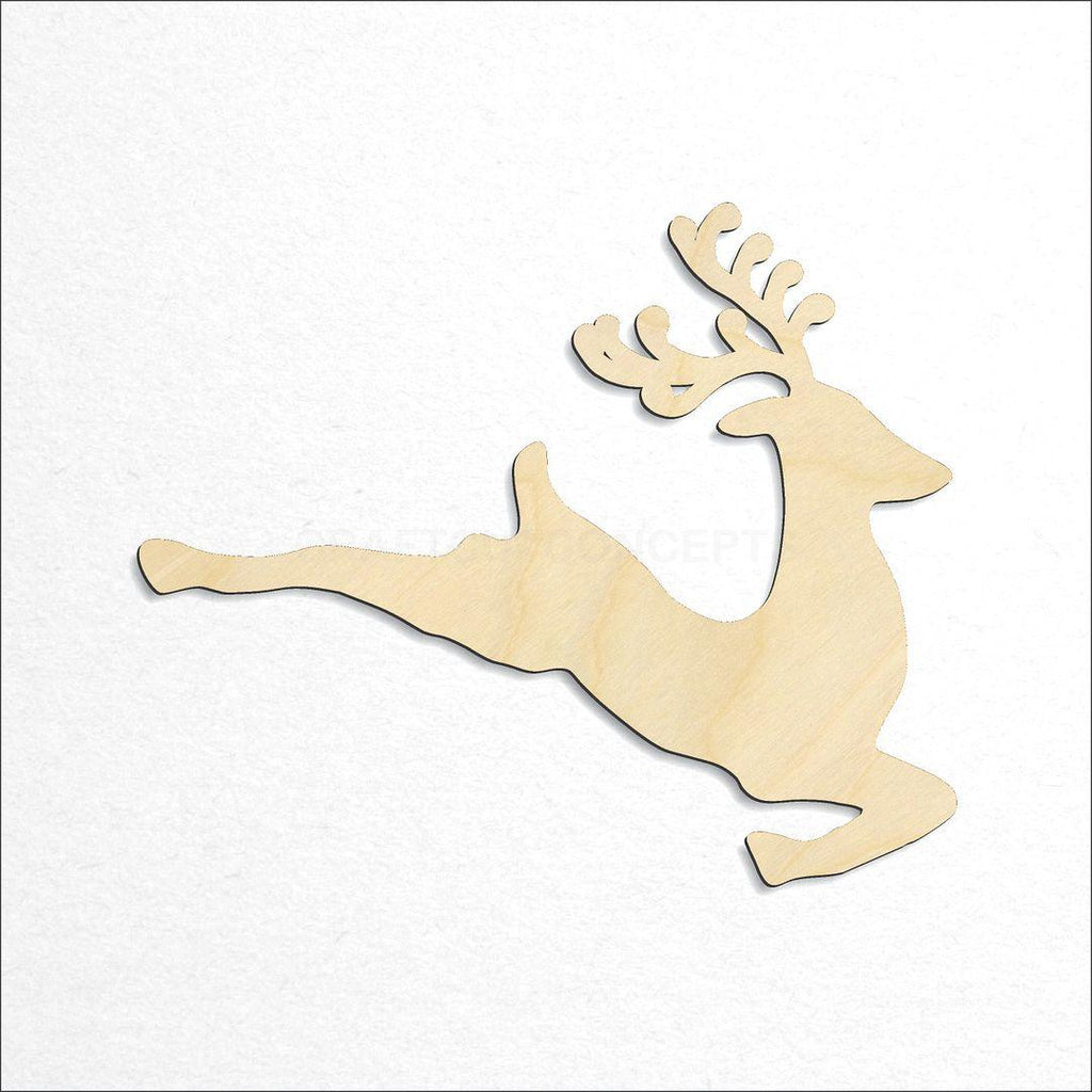 Wooden Reindeer craft shape available in sizes of 3 inch and up