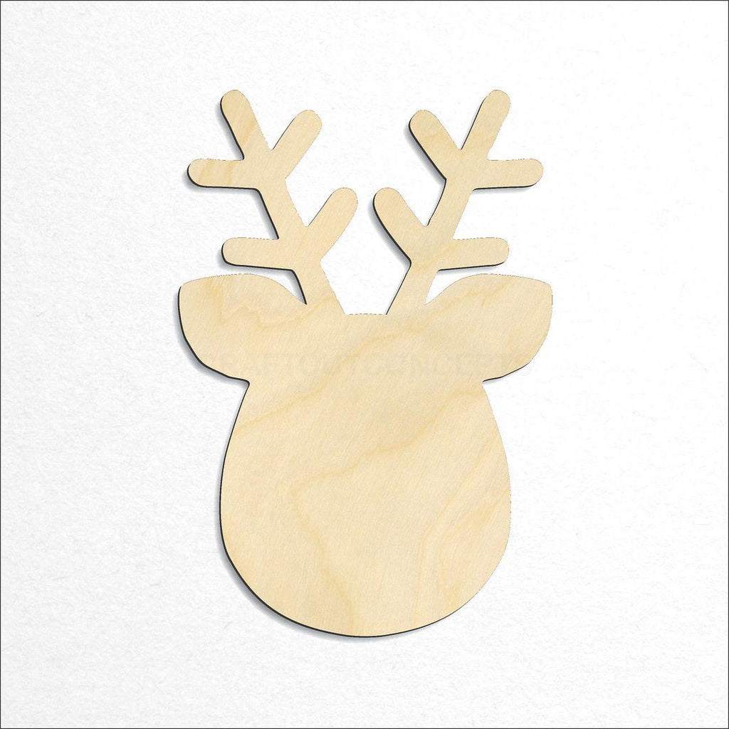 Wooden Reindeer craft shape available in sizes of 3 inch and up