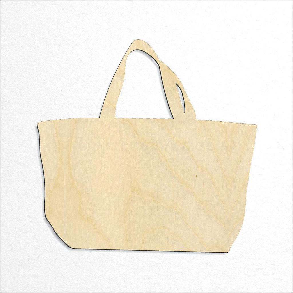 Wooden Tote Bag craft shape available in sizes of 2 inch and up