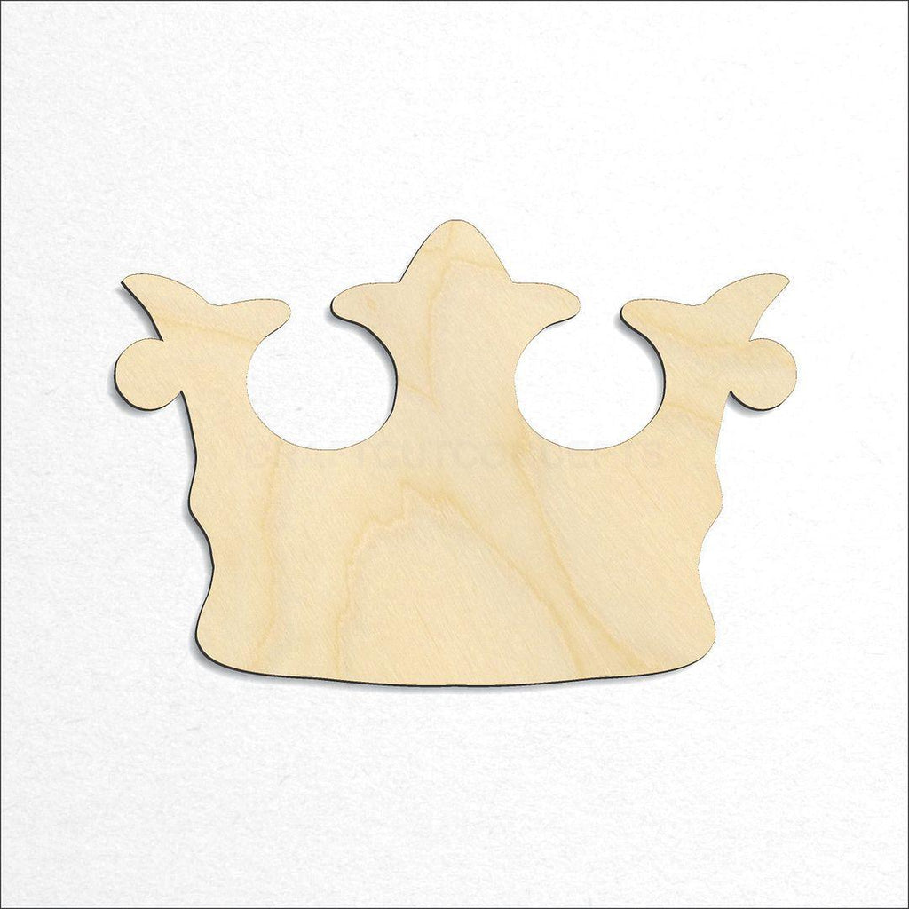 Wooden Crown Tiara craft shape available in sizes of 1 inch and up