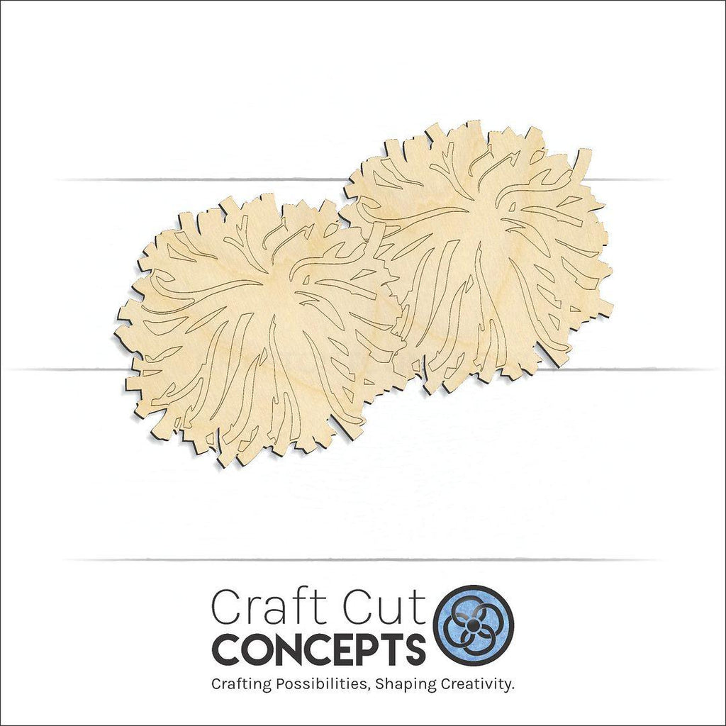 Craft Cut Concepts Logo under a wood Dual POM craft shape and blank