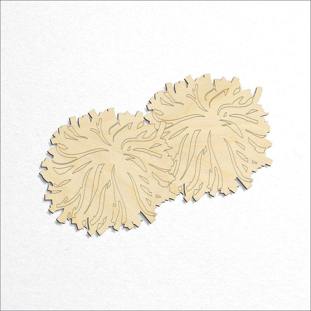 Wooden Dual POM craft shape available in sizes of 2 inch and up