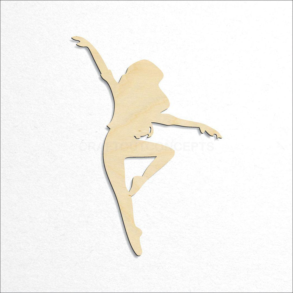 Wooden Dancer craft shape available in sizes of 3 inch and up