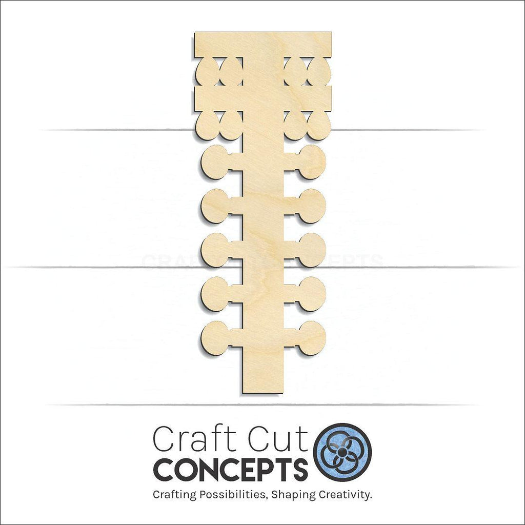 Craft Cut Concepts Logo under a wood Race Tree craft shape and blank