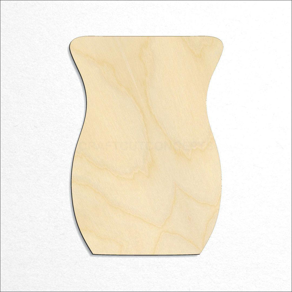 Wooden Vase craft shape available in sizes of 1 inch and up