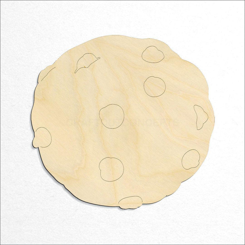 Wooden Chocolate Chip Cookie craft shape available in sizes of 1 inch and up