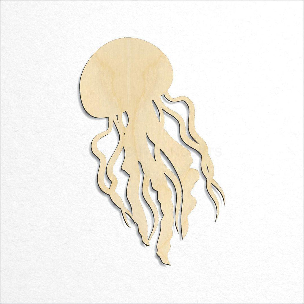 Wooden Jelly Fish craft shape available in sizes of 4 inch and up