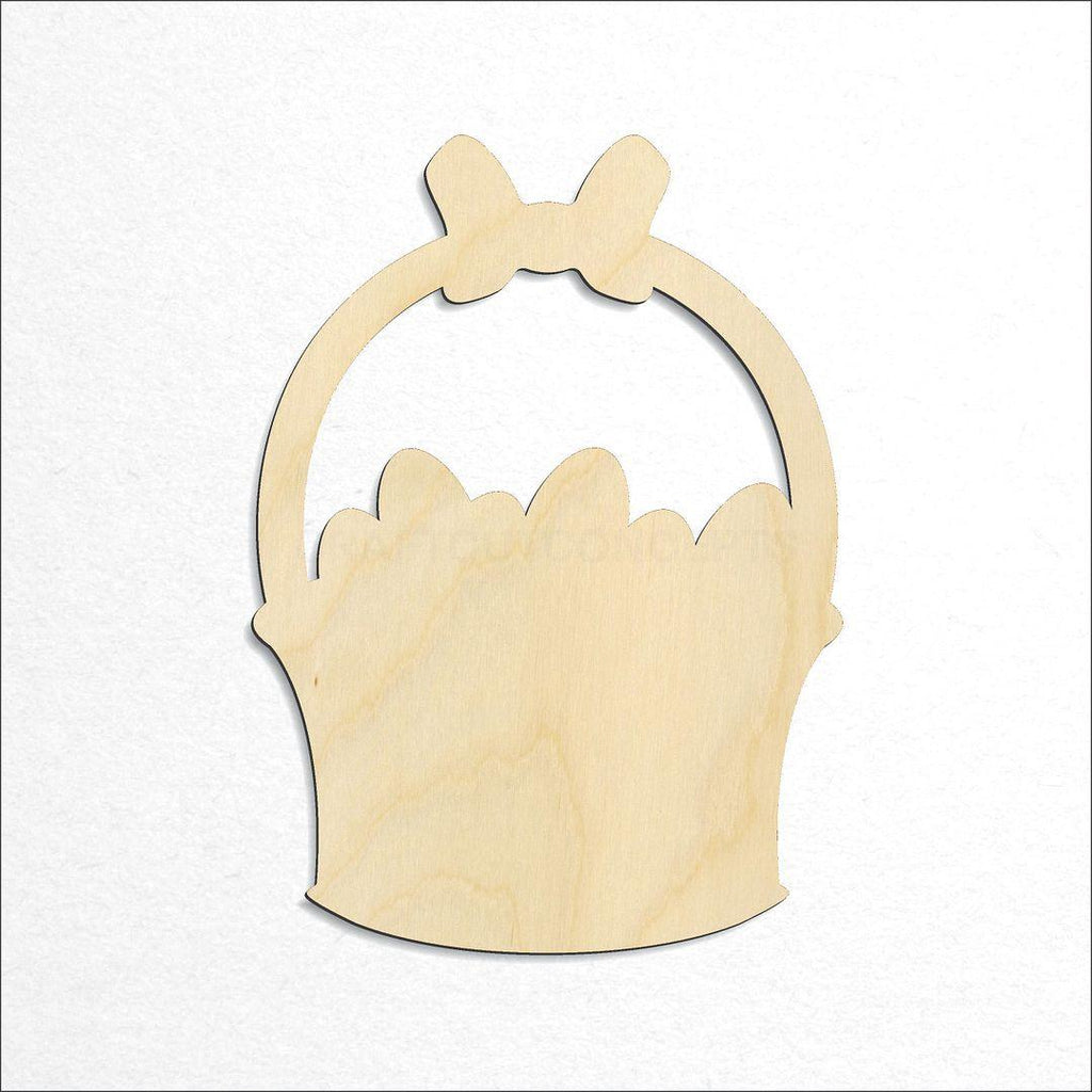 Wooden Easter Basket craft shape available in sizes of 2 inch and up