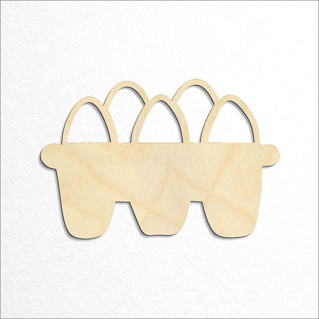 Wooden Egg Basket craft shape available in sizes of 3 inch and up